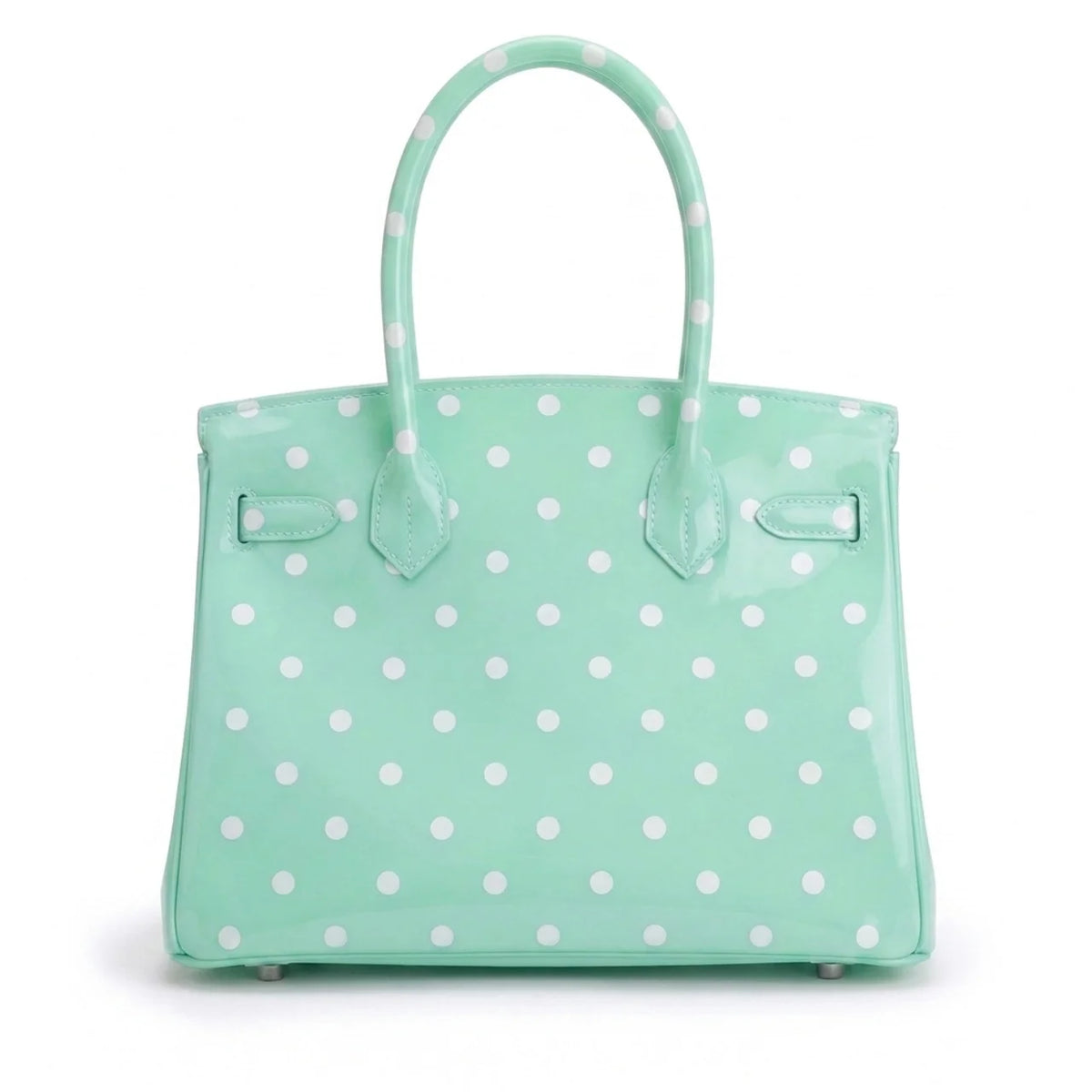 Spearmint Polka Dots