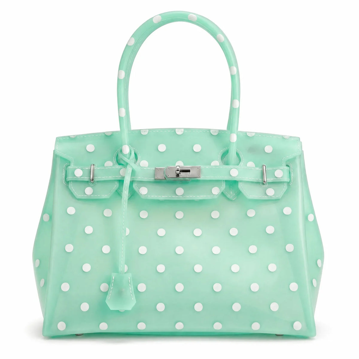 Spearmint Polka Dots